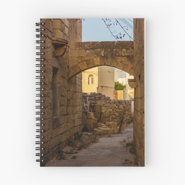 Item preview, Stone Alley Arch In Historic Old Town Alleyway With Sunlit Stone Walls And Quiet Path designed and sold by Nmallia.