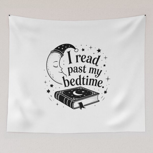 Item preview, I Read Past My Bedtime – Books Humor designed and sold by Noventra112.