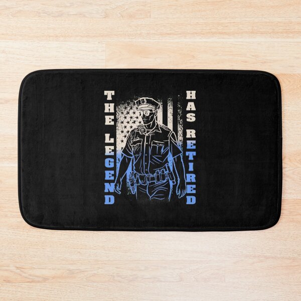 Item preview, The Legend Has Retired Police Officer Patriot Flag designed and sold by borlaydriebau.