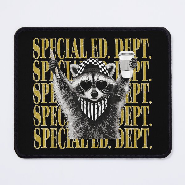 Item preview, Women Special Ed Teacher Funny Feral Raccoon Back to School designed and sold by DaphoLatara.