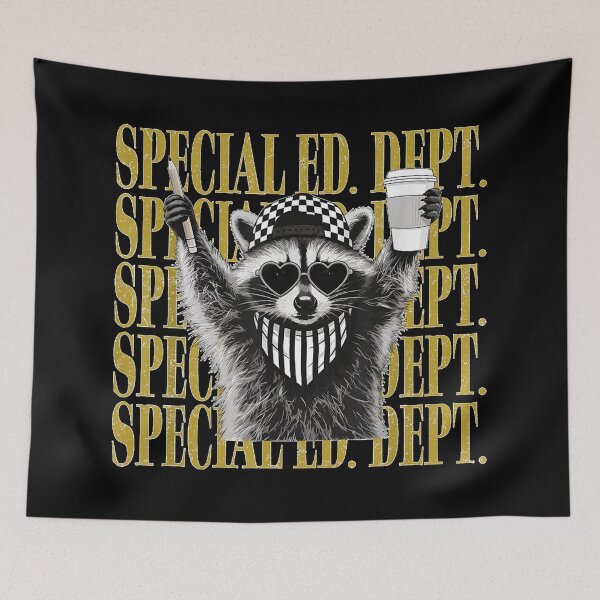 Item preview, Women Special Ed Teacher Funny Feral Raccoon Back to School designed and sold by DaphoLatara.