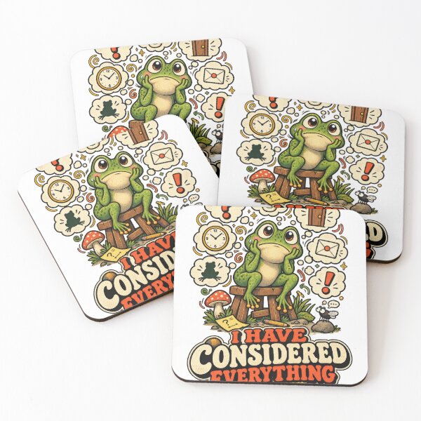 Item preview, I Have Considered Everything Twice Frog designed and sold by Trendy-Artistry.