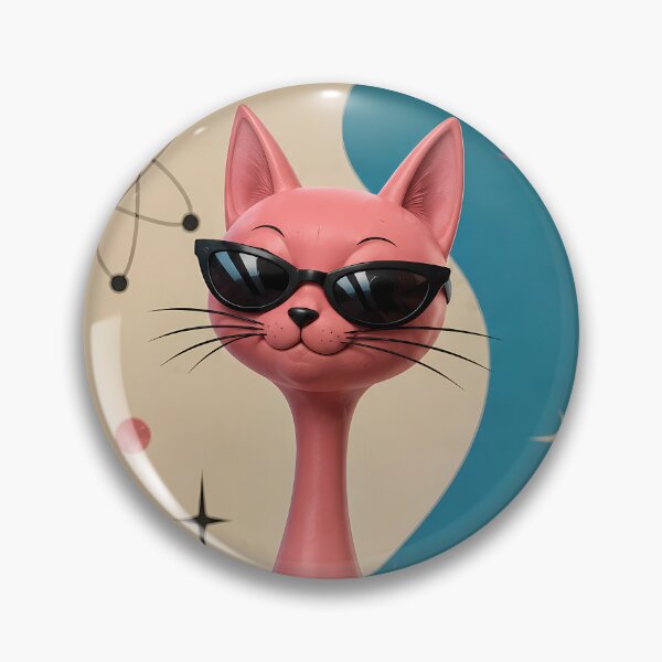 Item preview, Y2K Atomic Cat 11 designed and sold by MarkColeImaging.
