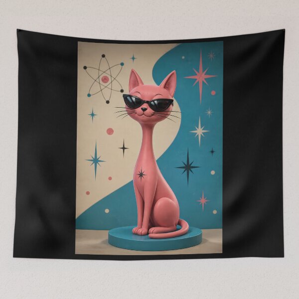 Item preview, Y2K Atomic Cat 11 designed and sold by MarkColeImaging.
