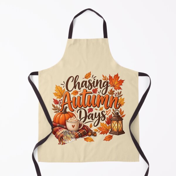 Item preview, Chasing Autumn Days – Cozy Fall Pumpkin & Coffee designed and sold by blankTeeShirt.