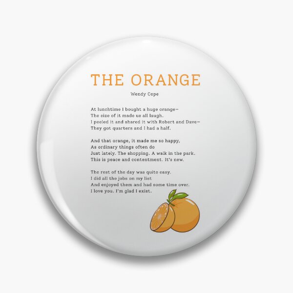 Item preview, The Orange Poem Fine Art  designed and sold by corbrand.