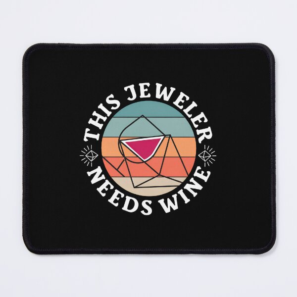 Item preview, This Jeweler Needs Wine Geometric Diamond Retro designed and sold by krsherr.