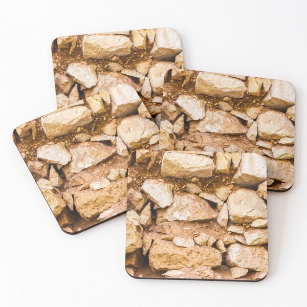 Item preview, Close-Up Rustic Stone Wall With Weathered Rocks And Earthy Texture For Backgrounds designed and sold by Nmallia.