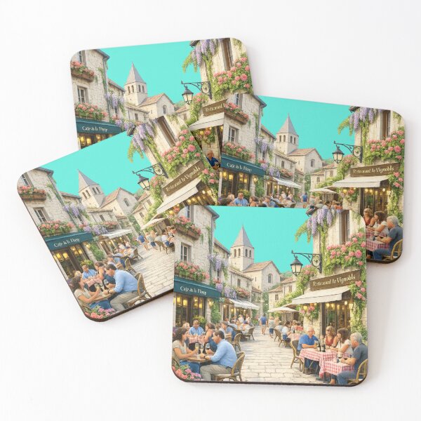 Item preview, Quaint French Village with Cobblestones designed and sold by PhotosByG.