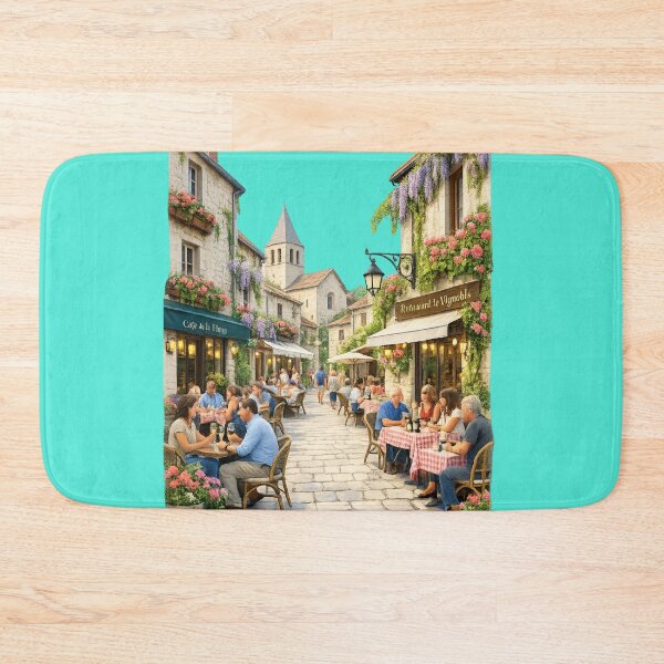Item preview, Quaint French Village with Cobblestones designed and sold by PhotosByG.