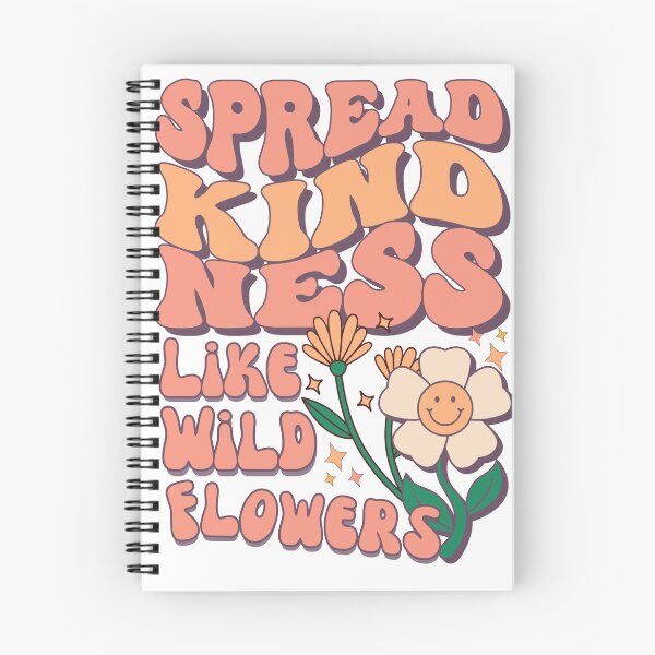 Item preview, Spread Kindness Like Wildflowers Retro Art designed and sold by Sneh Universe.