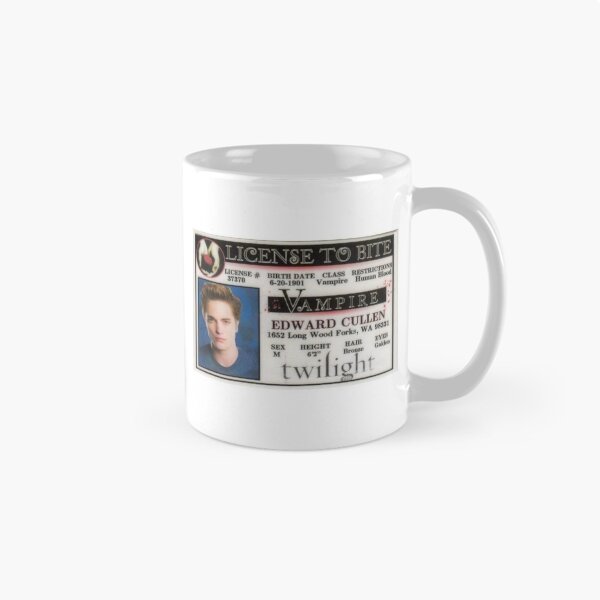 Item preview, Edward Vampire License  designed and sold by BookishAdore.