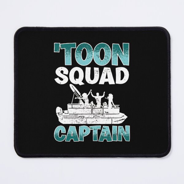 Item preview, Toon Squad Captain Pontoon Boat Graphic designed and sold by borlaydriebau.