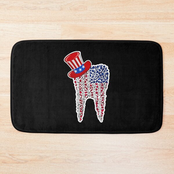 Item preview, Tooth Flag Hat Dental America Design designed and sold by tommieim.