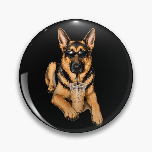 Item preview, German Shepherd Drinking designed and sold by Art-Monnard.