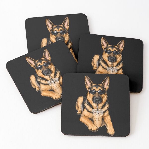 Item preview, German Shepherd Drinking designed and sold by Art-Monnard.