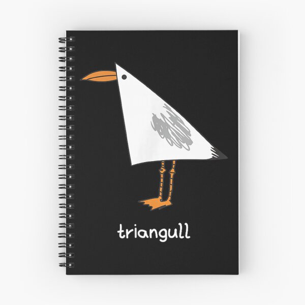 Item preview, Triangull Triangle Seagull Bird Pun Funny Geometric Wordplay  designed and sold by Stivaktis Art Daily.