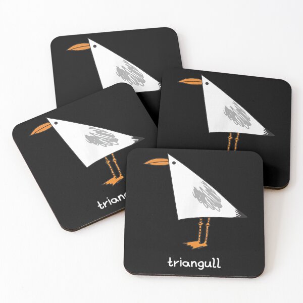 Item preview, Triangull Triangle Seagull Bird Pun Funny Geometric Wordplay  designed and sold by Stivaktis Art Daily.