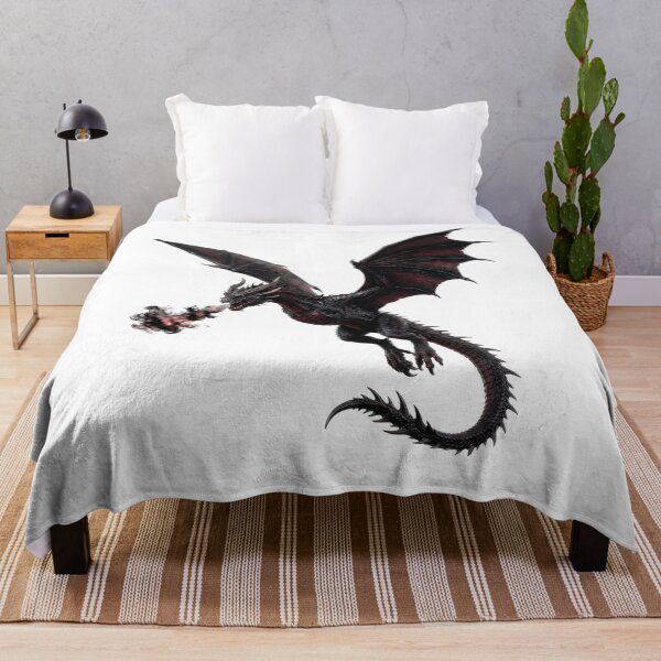 Item preview, Dark Red Dragon – Flying Gothic Dragon with Fire Breath designed and sold by DragonSerpent Ink.