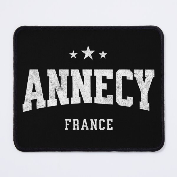 Item preview, Annecy France Vintage Distressed Varsity Travel College Style Design designed and sold by NiceTeeClub.