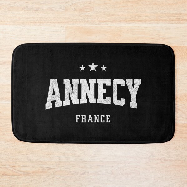 Item preview, Annecy France Vintage Distressed Varsity Travel College Style Design designed and sold by NiceTeeClub.