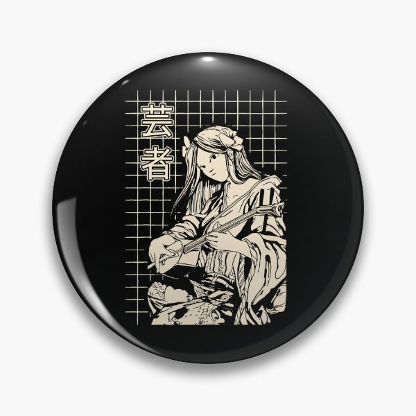 Item preview, Traditional Japanese Musician Art designed and sold by borlaydriebau.