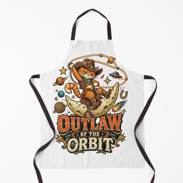 Item preview, Outlaw of the Orbit Space Cowboy Cat designed and sold by Trendy-Artistry.