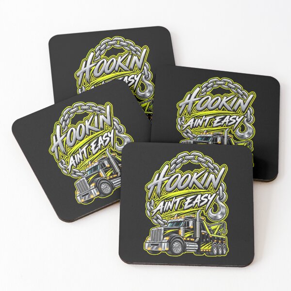 Item preview, Copy of Hookin Ain't Easy Safety Yellow designed and sold by The Hook Up Towing & Recovery.