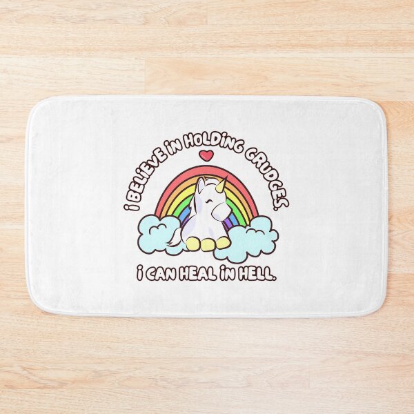 Item preview, I Believe In Holding Grudges Cute Unicorn designed and sold by mary-curtis.