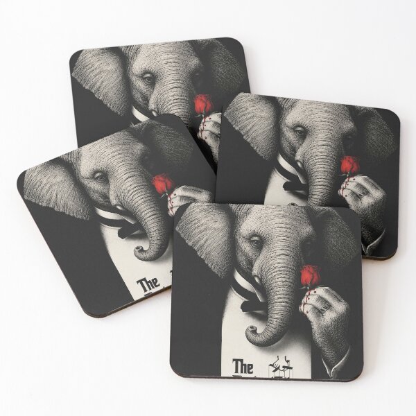 Item preview, The ElephantFather - Mafia Elephant Godfather Parody designed and sold by BRTHRCNK01.