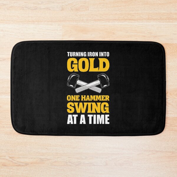 Item preview, Turning Iron Into Gold One Hammer Swing designed and sold by borlaydriebau.