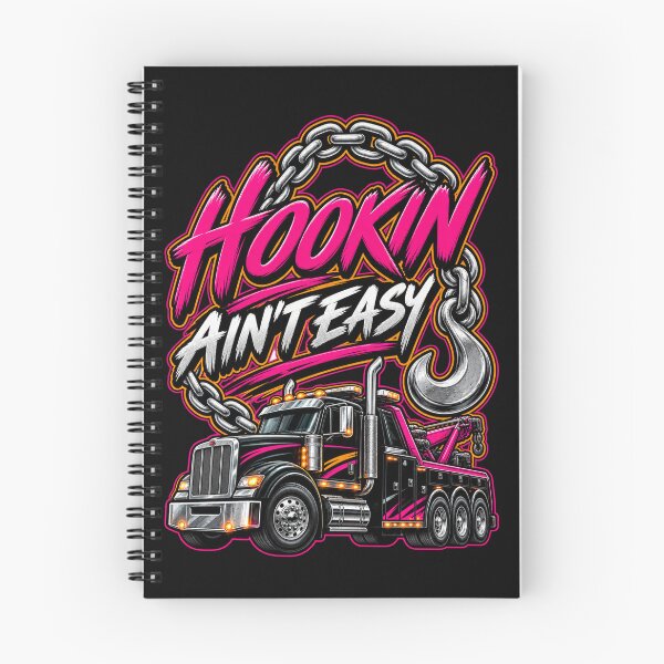 Item preview, Engancharse no es fácil Rosa Blanco designed and sold by The Hook Up Towing & Recovery.