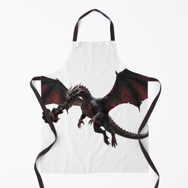 Item preview, Crimson Black Dragon – Flying Dark Fantasy Dragon designed and sold by DragonSerpent Ink.