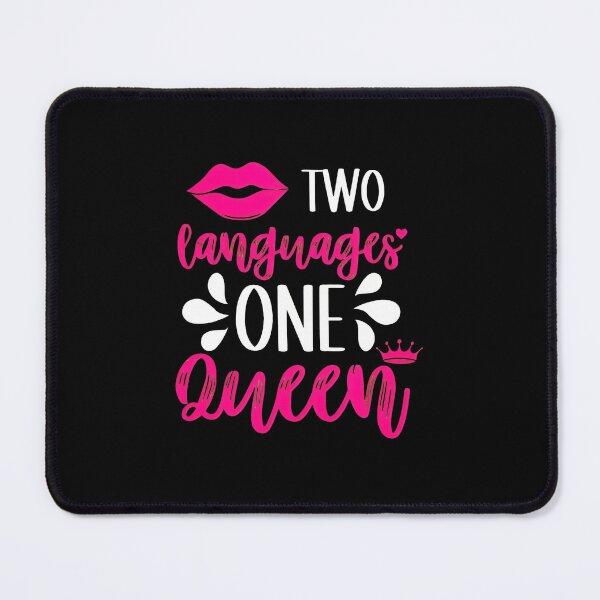 Item preview, Two Languages One Queen Lips Crown Bilingual Pride designed and sold by borlaydriebau.
