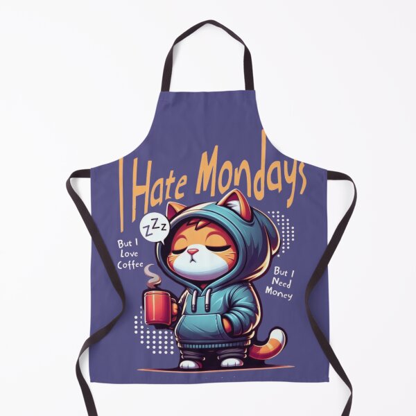 Item preview, I Hate Mondays Funny Monday Morning Work Humor Design designed and sold by RajDeals.