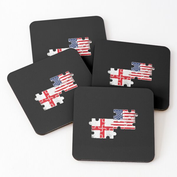 Item preview, USA England Puzzle Flags Gift designed and sold by krsherr.
