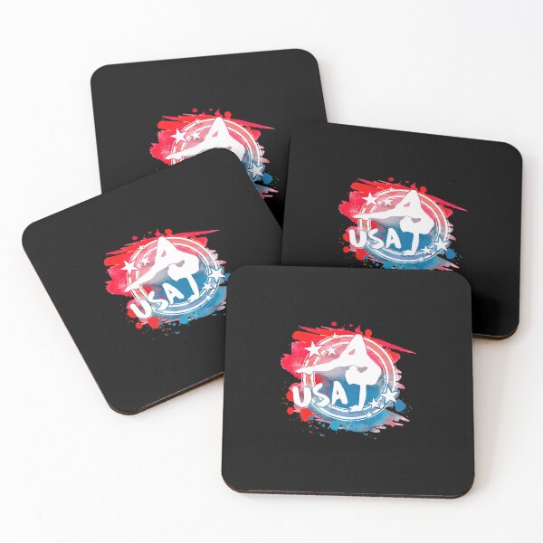 Item preview, USA Gymnast Watercolor Splash Art designed and sold by borlaydriebau.