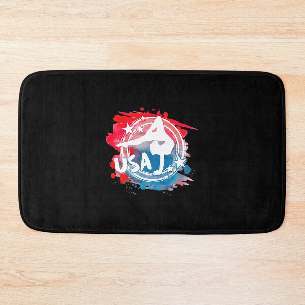 Item preview, USA Gymnast Watercolor Splash Art designed and sold by borlaydriebau.