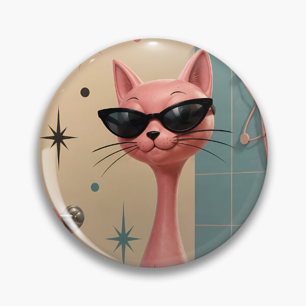 Item preview, Y2K Atomic Cat 12 designed and sold by MarkColeImaging.