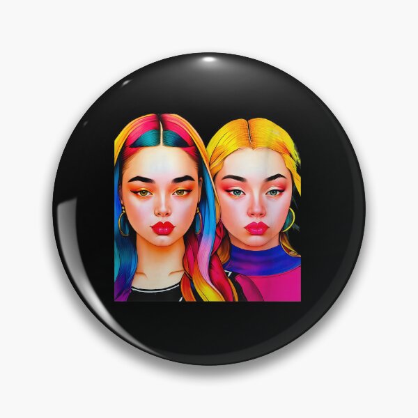 Item preview, Vibrant Duo Portrait designed and sold by tommieim.