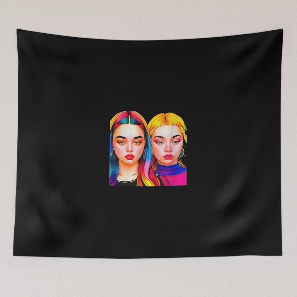 Item preview, Vibrant Duo Portrait designed and sold by tommieim.