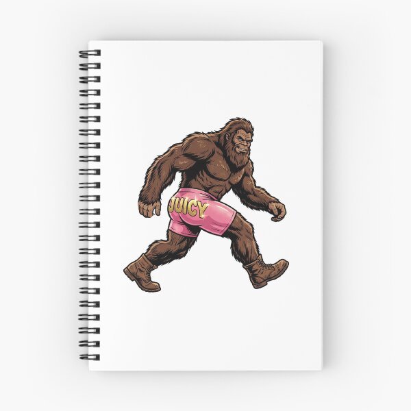 Item preview, Juicy Sassy Sasquatch - Funny Bigfoot in Bootylicious Booty Shorts designed and sold by Spank My Yeti.