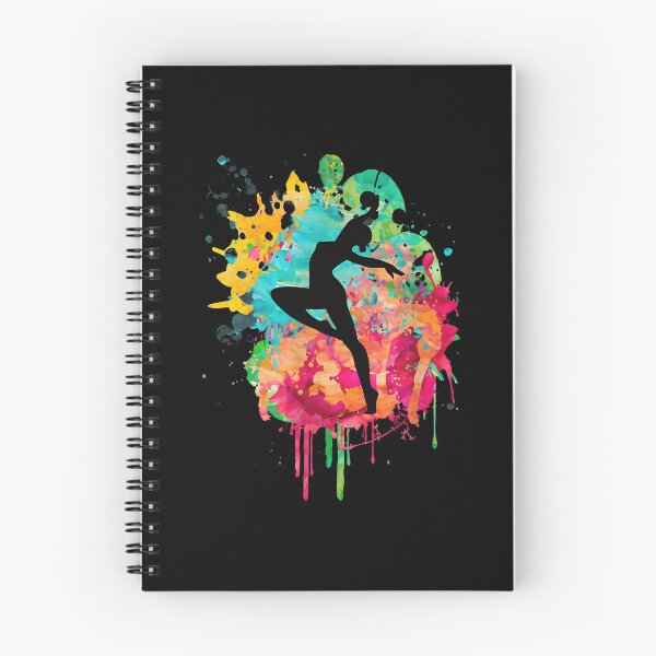 Item preview, Vibrant Watercolor Dancer Silhouette designed and sold by krsherr.
