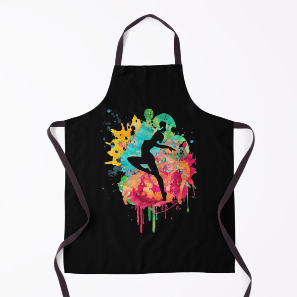 Item preview, Vibrant Watercolor Dancer Silhouette designed and sold by krsherr.