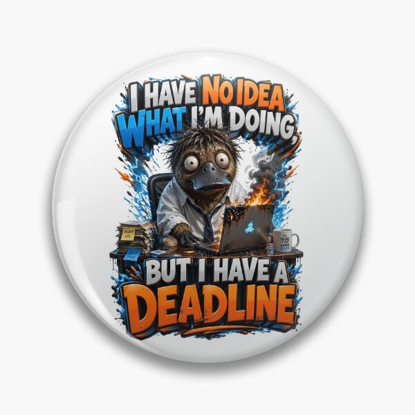Item preview, ​I Have No Idea What I'm Doing But I Have A Deadline designed and sold by Sovereign Supply Co..