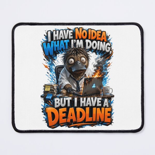 Item preview, ​I Have No Idea What I'm Doing But I Have A Deadline designed and sold by Sovereign Supply Co..