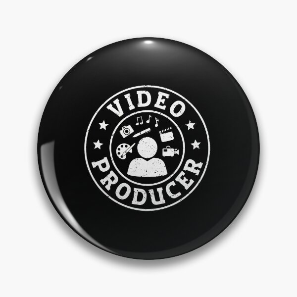 Item preview, Video Producer Creative Icon Emblem Distressed designed and sold by borlaydriebau.
