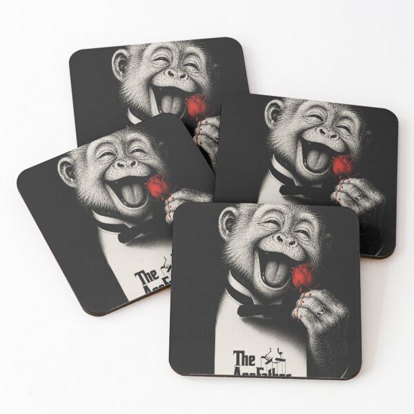 Item preview, The ApeFather - Funny Monkey Mafia Godfather Parody designed and sold by BRTHRCNK01.