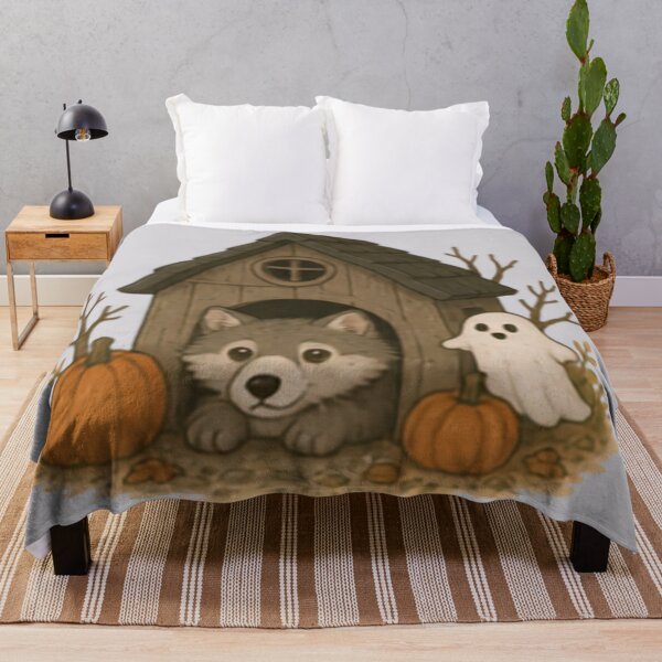 Item preview, Haunted Hideout Spooky Wolf designed and sold by MellowMunchkins.