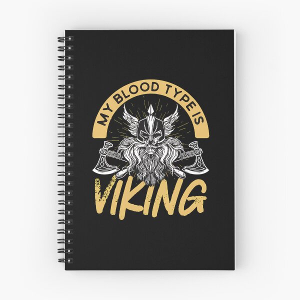 Item preview, Viking Blood Type Skull Axes Warrior Norse Mythology Graphic designed and sold by tommieim.